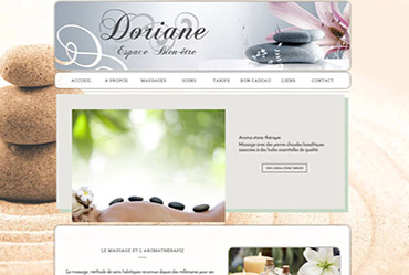 Doriane espace bien etre, Web Design, référencement SEO, Vaud, Lausanne, Suisse